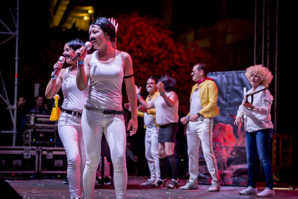 Las mejores imágenes del concurso de playbacks de las peñas de Benidorm