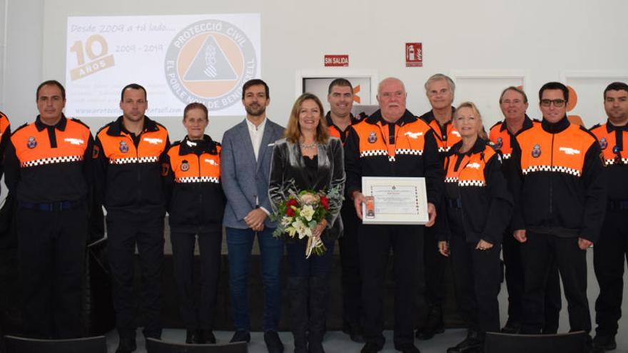 Protección Civil del Poble Nou de Benitatxell cumple diez años y estrena sede