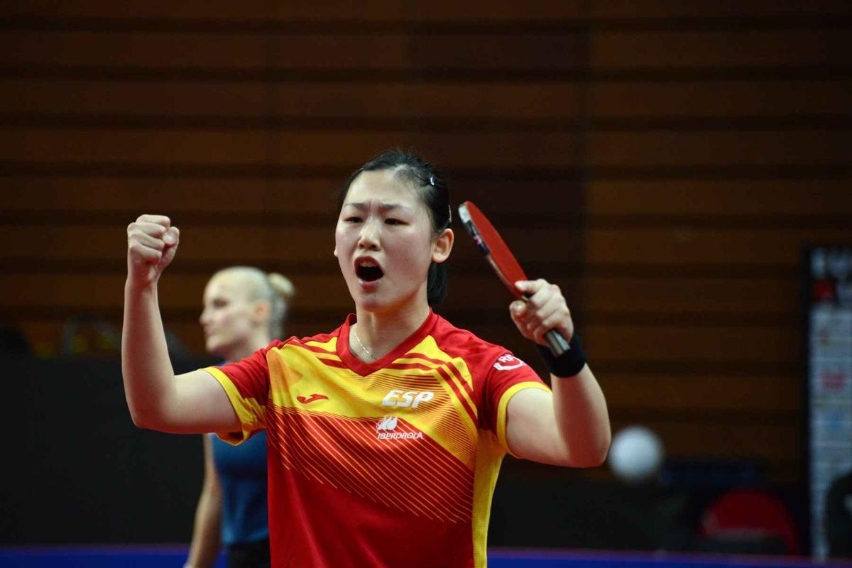 La jugadora española de tenis de mesa María Xiao.