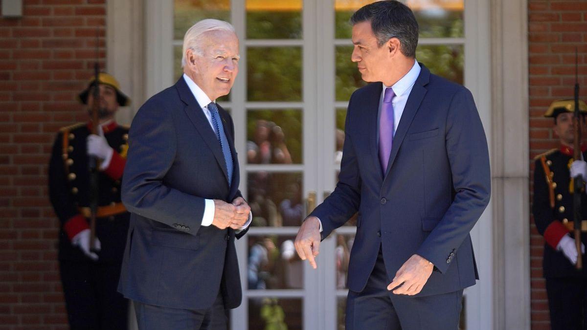 Pedro Sanchez y Joe Biden.