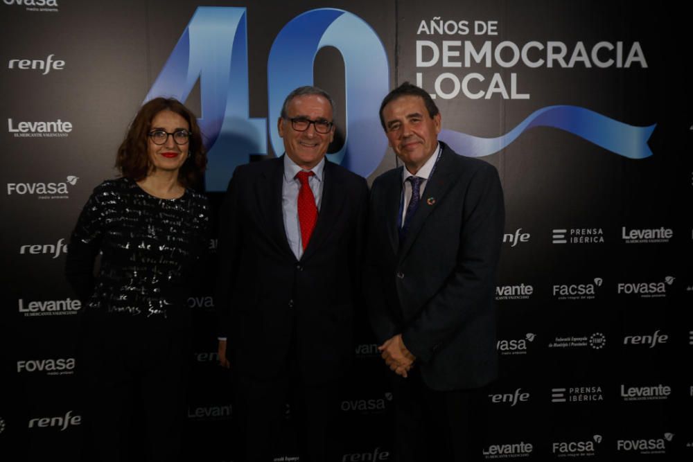 Gala de los 40 años de democracia local en Levante-EMV