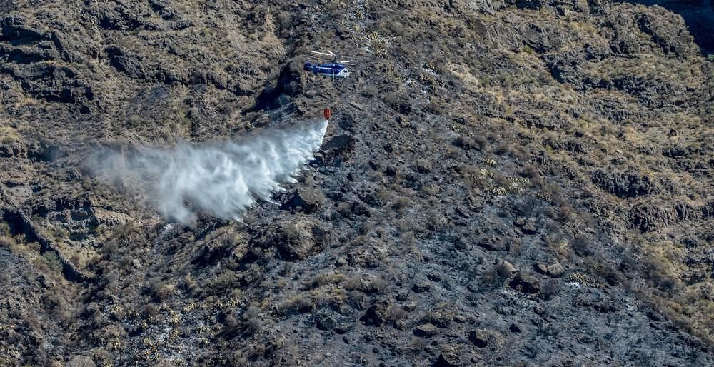 Tejeda tras el incendio