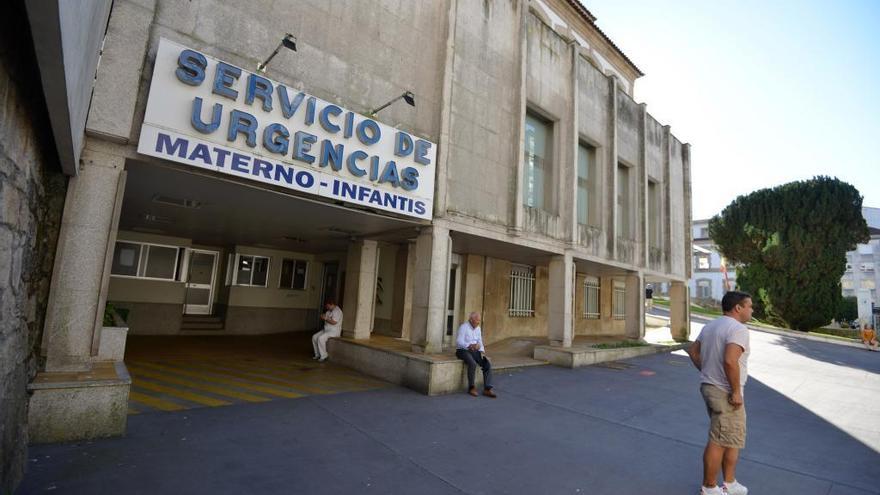 Entrada de Urgencias al Hospital Provincial.