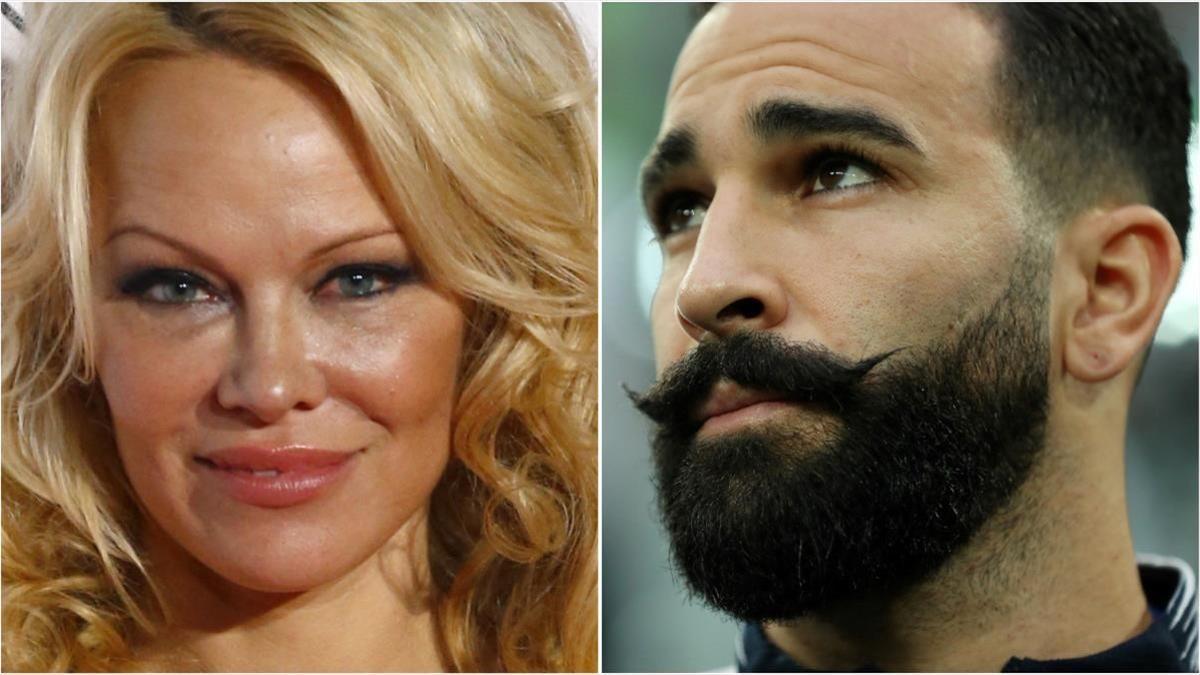 Pamela Anderson planea casarse con Adil Rami