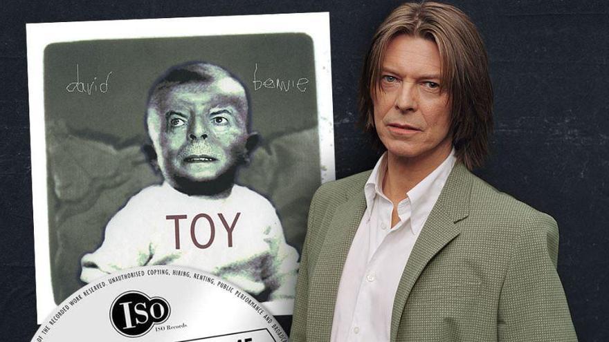 David Bowie, encerrado con el remozado juguete de su juventud.