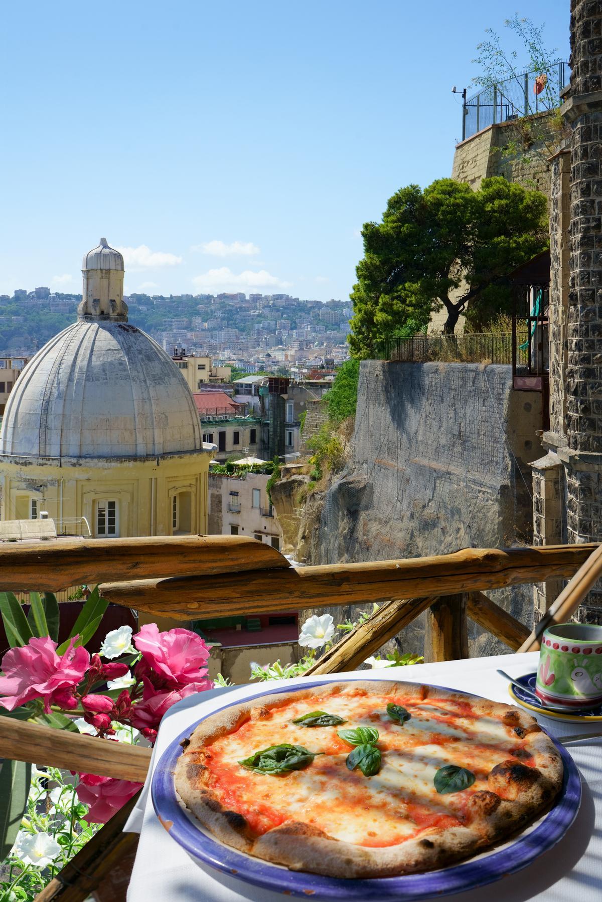 La pizza margarita es la más clásica de Nápoles