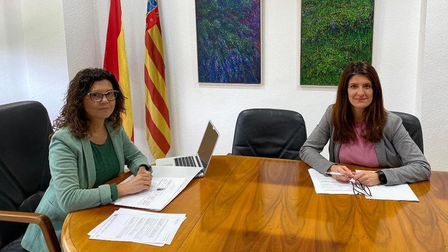 Isabel Martín y Beatriz Jiménez.