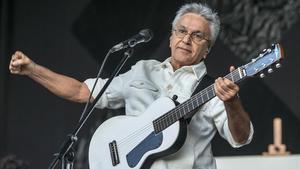 Caetano Veloso, durante su concierto en el Primavera Sound.