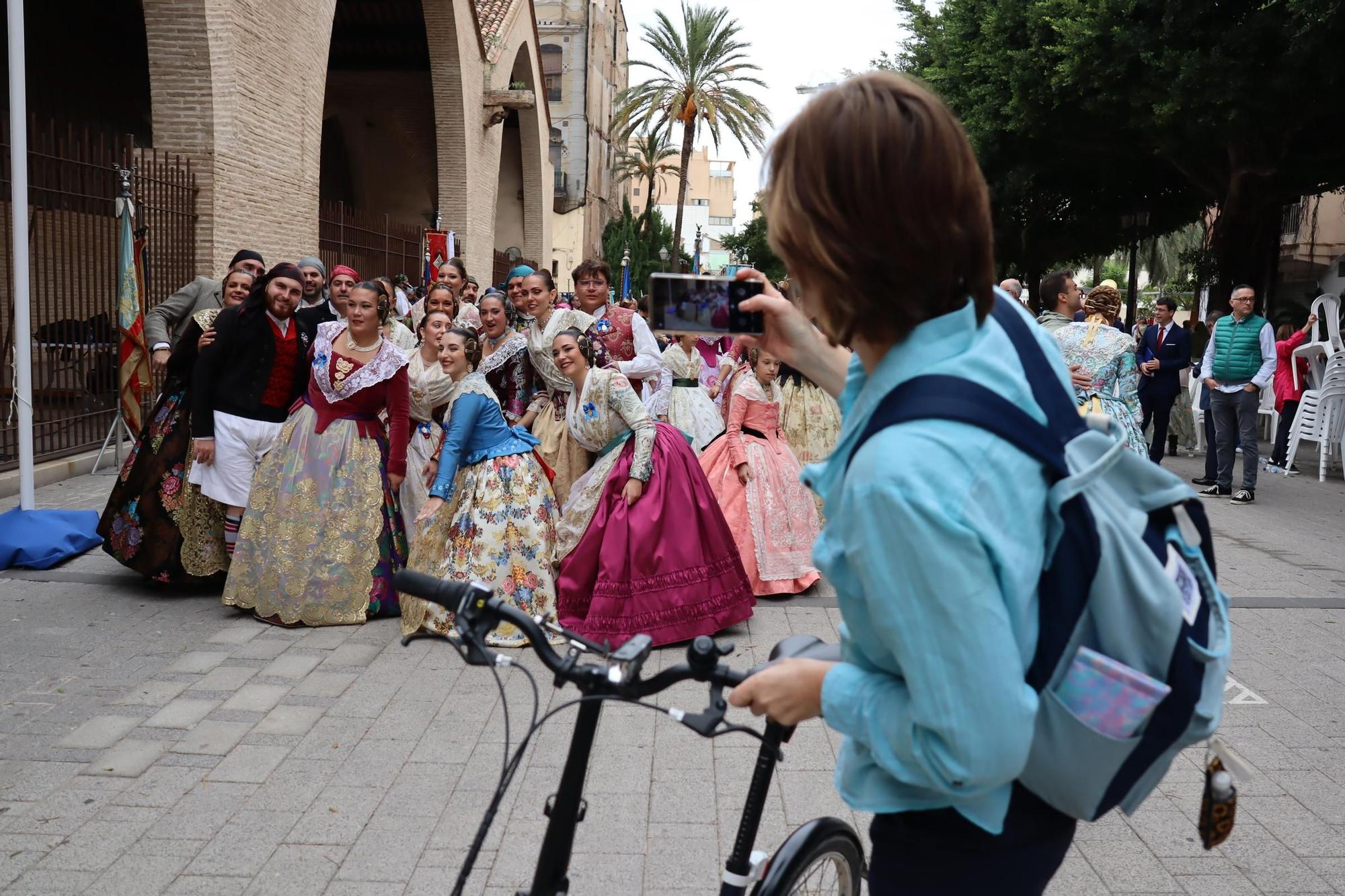 Las comisiones el Marítim, protagonistas en el Homenaje a la Senyera