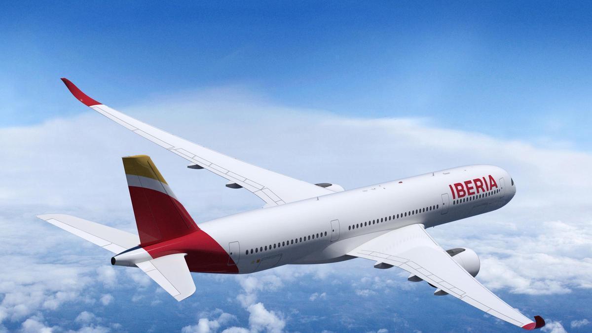 Imagen de archivo de un avión de Iberia.