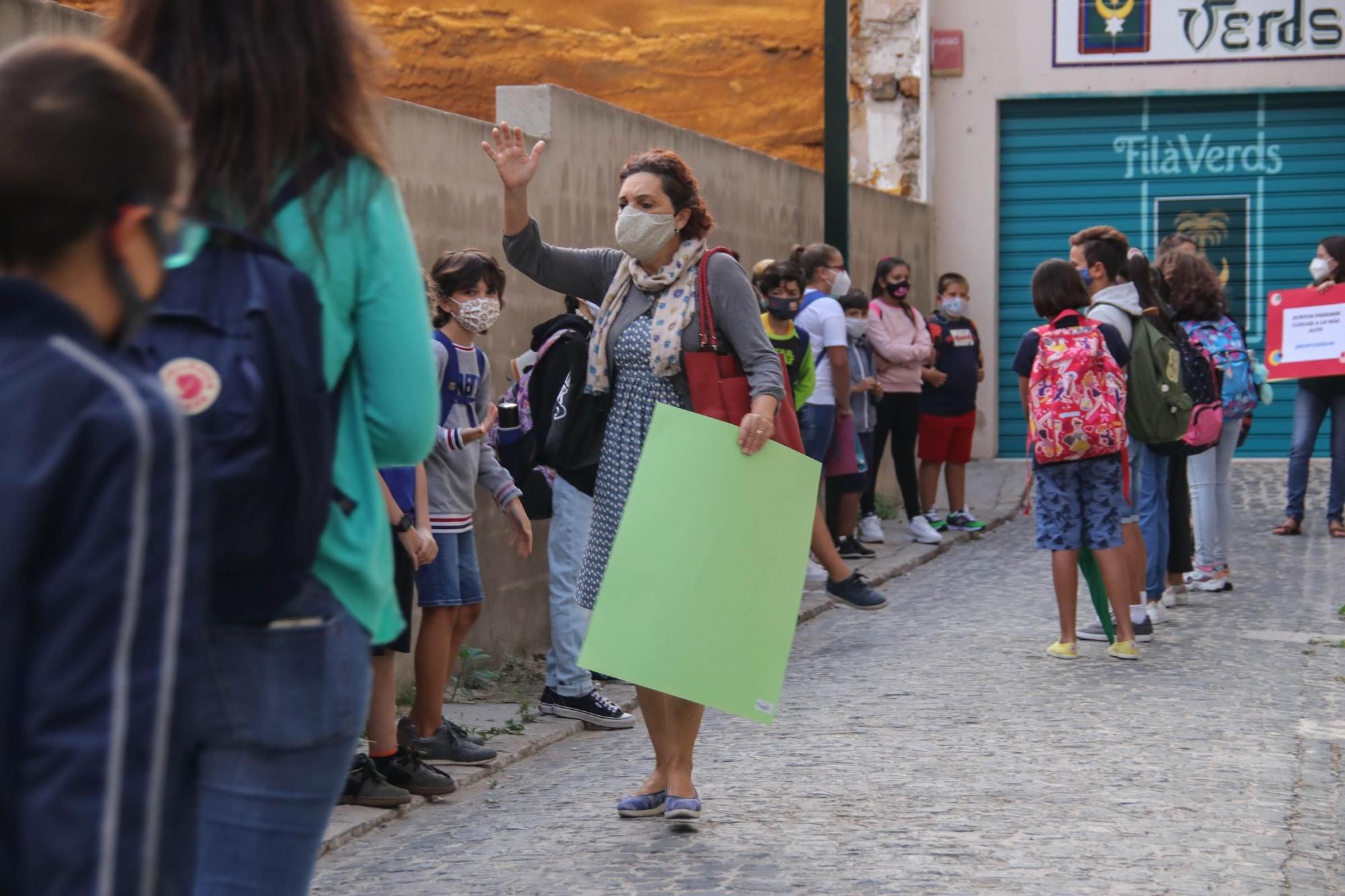 Más de 11.000 estudiantes inician el curso en Alcoy entre estrictas medidas para prevenir el covid