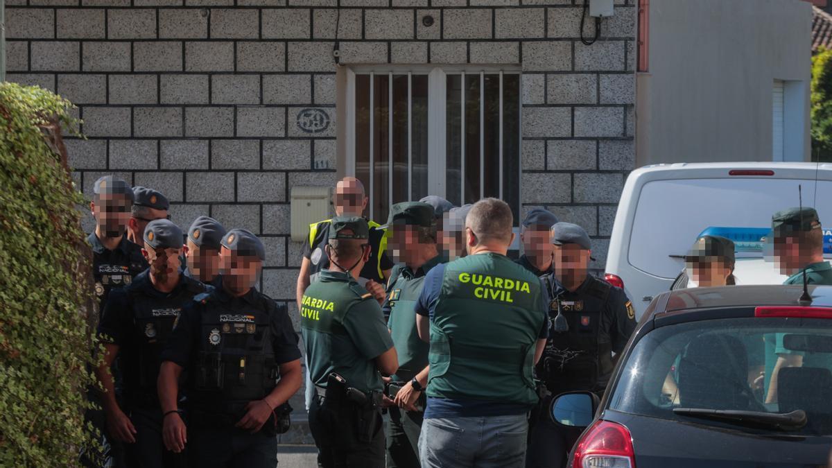 Registro en un nuevo operativo contra el narcotráfico en Arousa.