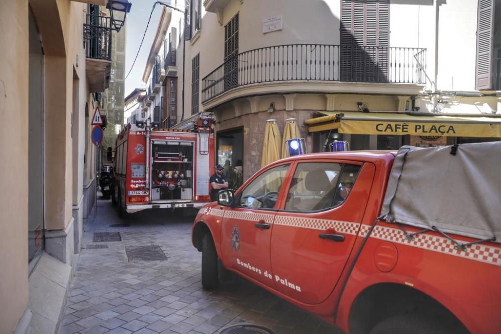 Alarma por una fuga de gas en el centro de Palma