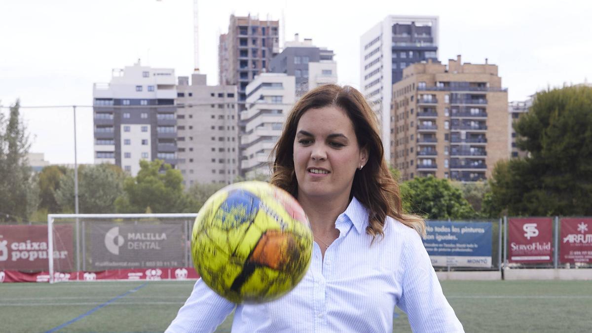 Sandra Gómez i la seua afició al futbol