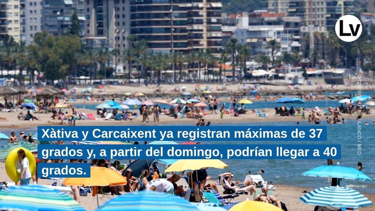 El interior de Valencia se prepara para sufrir varios días a 40ºC