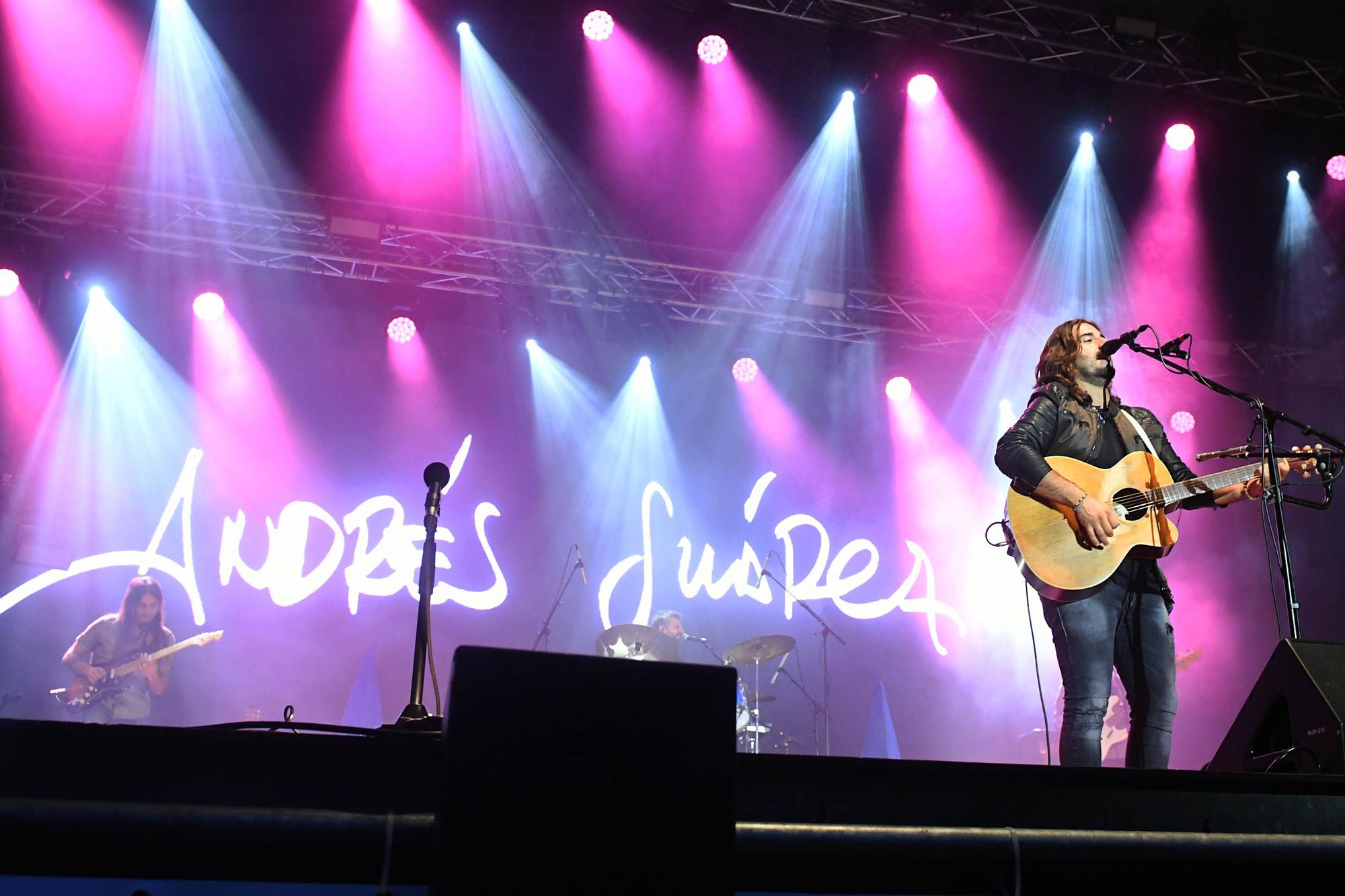 Concierto de Andrés Suárez en las fiestas de María Pita