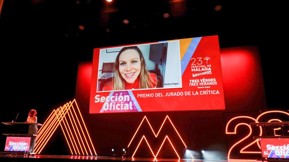 Gala de clausura del 23 Festival de Cine de Málaga