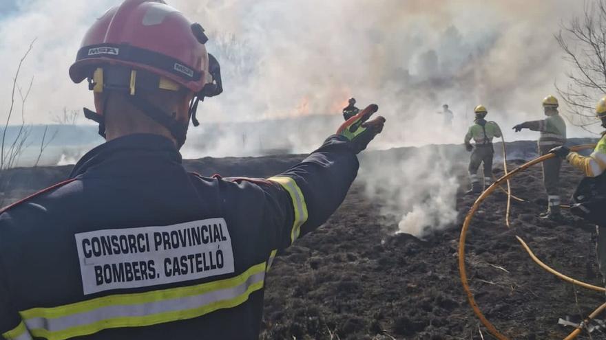 Estabilizado el incendio de Viver que ha obligado a desalojar el cámping