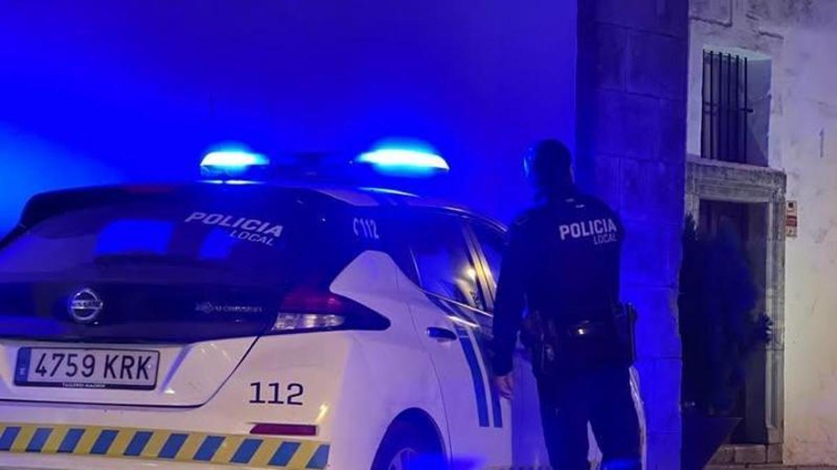 Un agente de la Policía Local de Olivenza