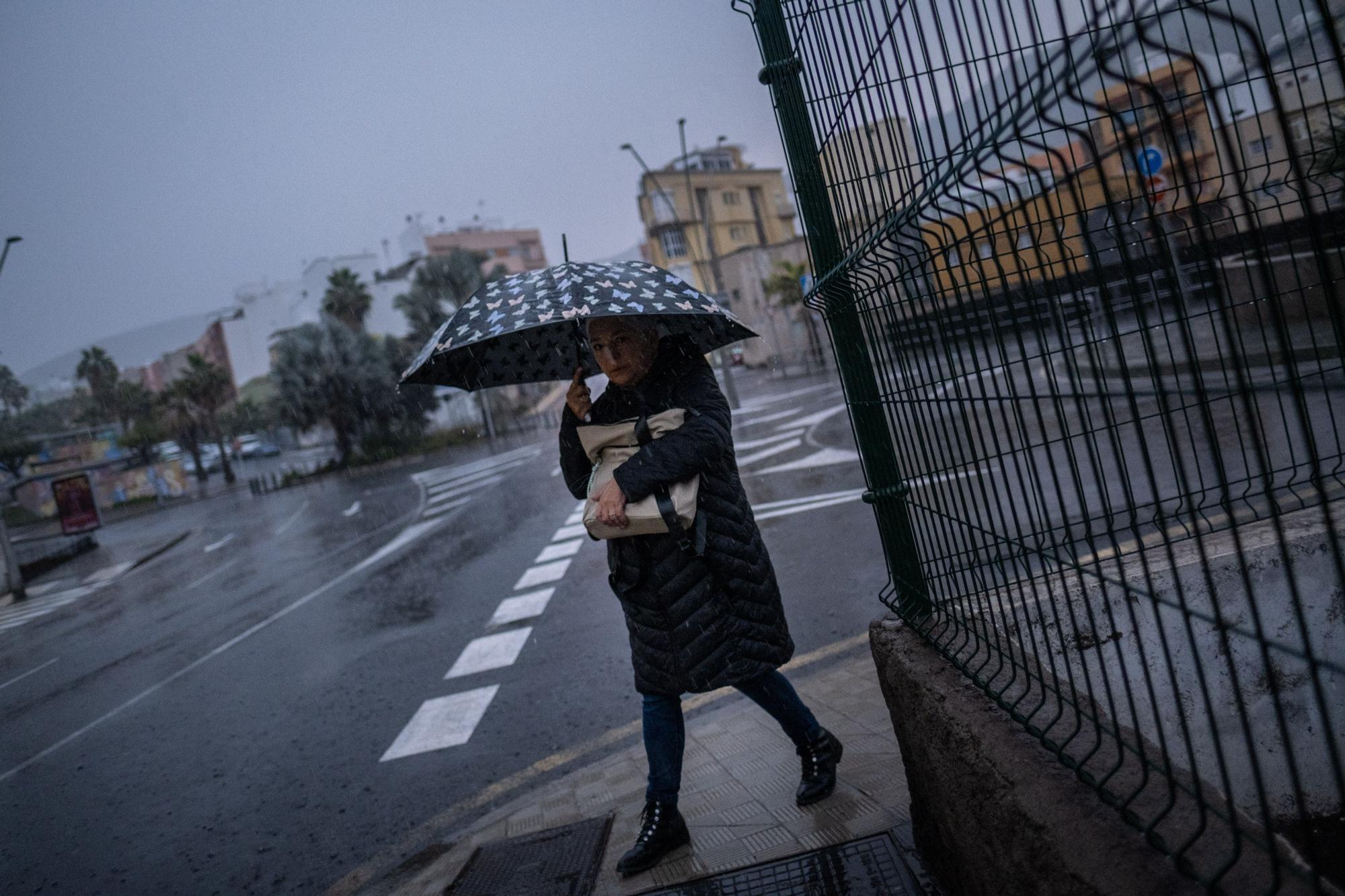 La tormenta deja lluvias en Tenerife