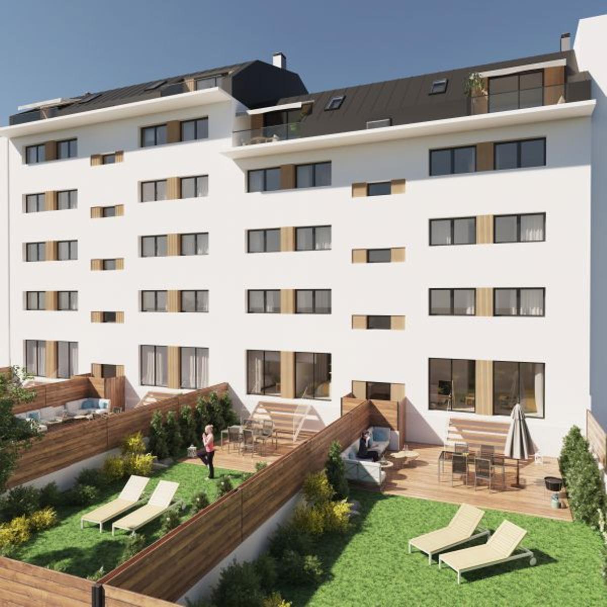 Exclusivo residencial en el centro urbano de Vigo