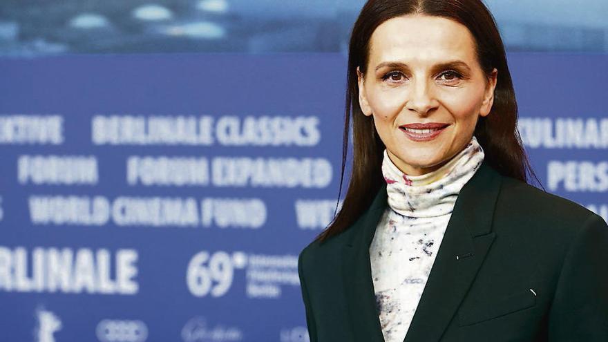 Juliette Binoche, ayer, en Berlín. // Reuters