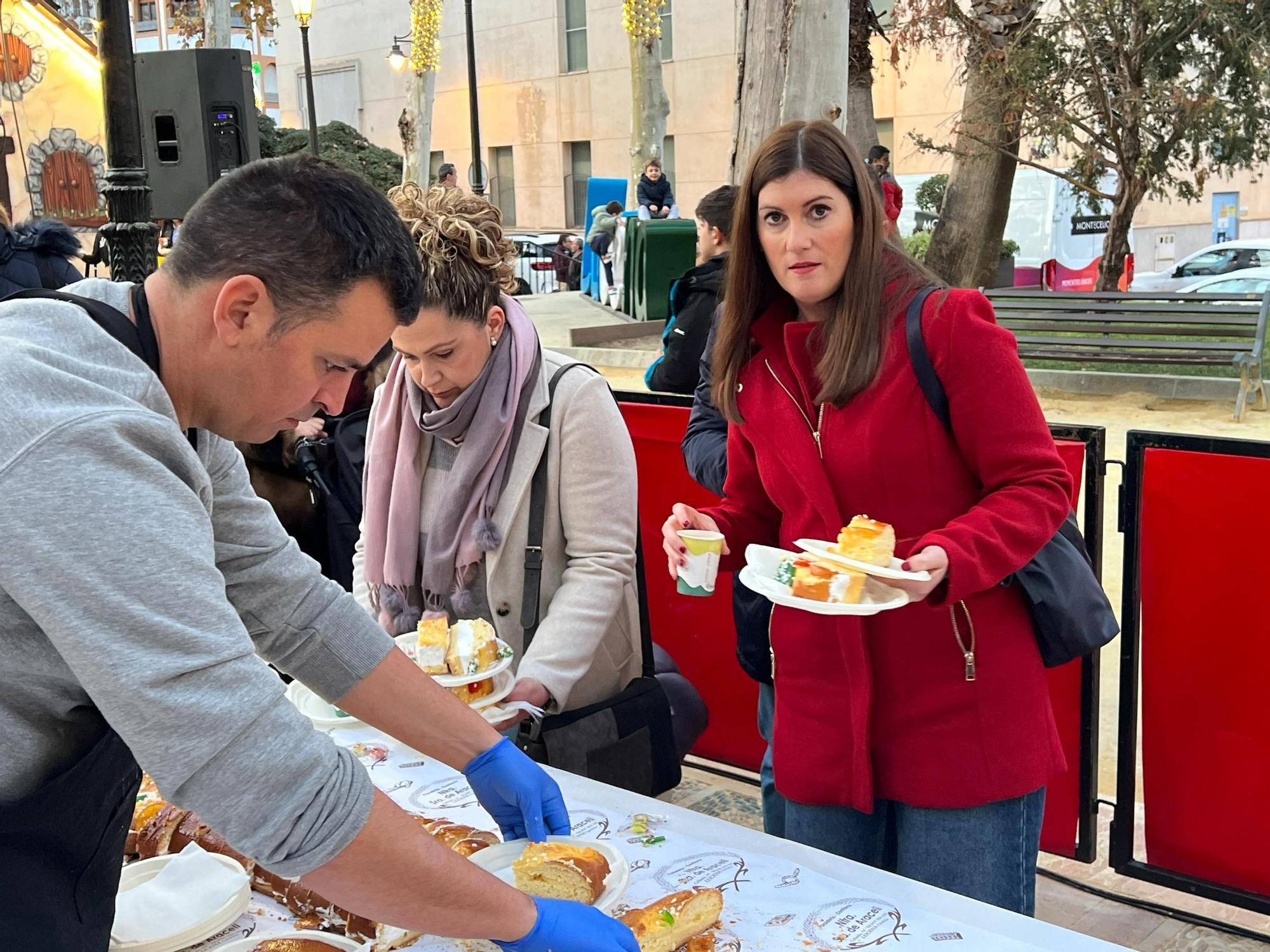 Roscón gigante en Lucena