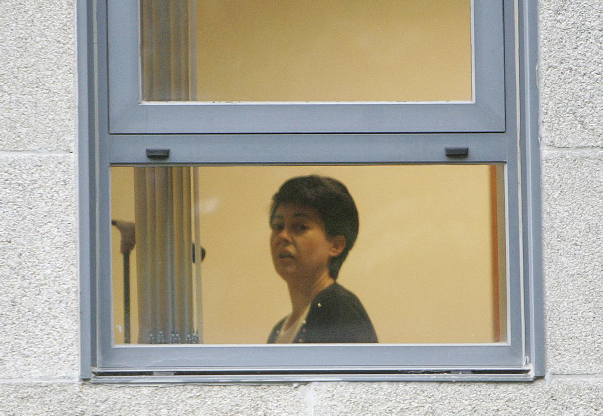 La madre de Asunta Basterra, Rosario Porto, durante sus declaraciones en los juzgados