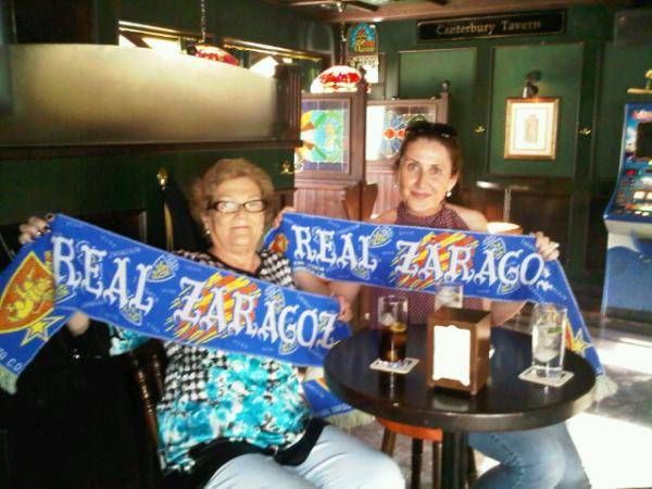 Fotos que nos enviaron  los aficionados desde Getafe y Zaragoza