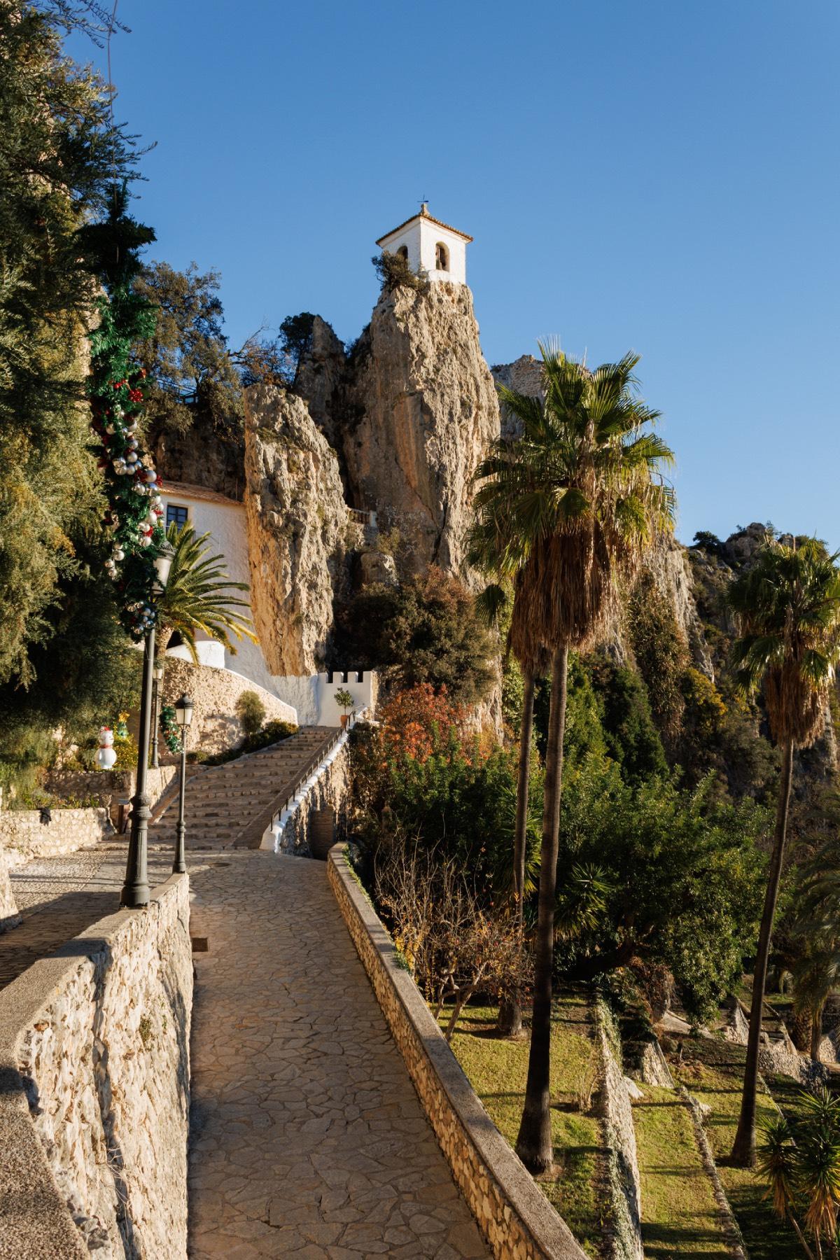 El castillo medieval de Guadalest