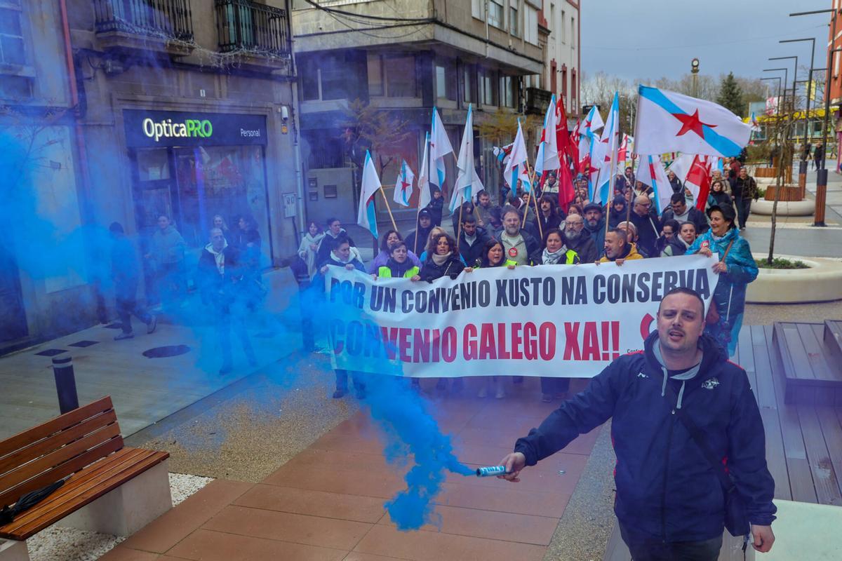 El recorrido por las calles de Vilagarcía.