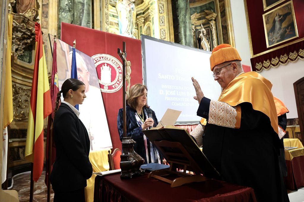Acto de celebración de Santo Tomás de Aquino en la UCAM
