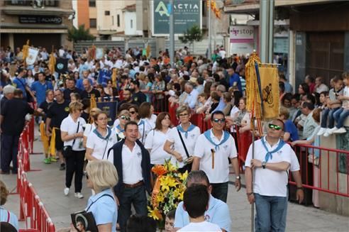 Ofrenda de flores a Sant Pasqual en Vila-real