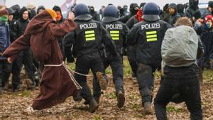 Demonstration against demolition of German village Luetzerath