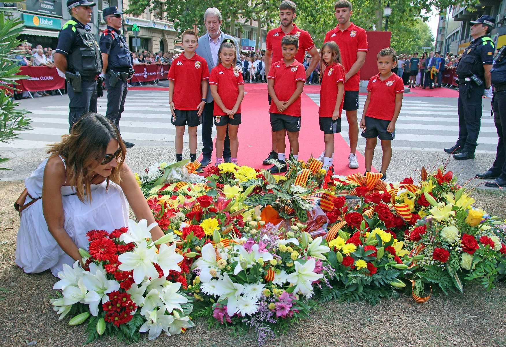 Així ha estat l'acte institucional per la Diada a Manresa