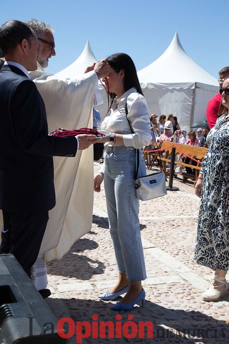 Imposición de nuevos hermanos cofrades de la Vera Cruz de Caravaca