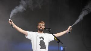 Guillem Gisbert, en el concierto de Manel en el Primavera Sound 2022