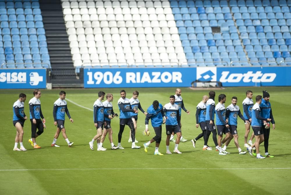 Entrenamiento y lista del Deportivo