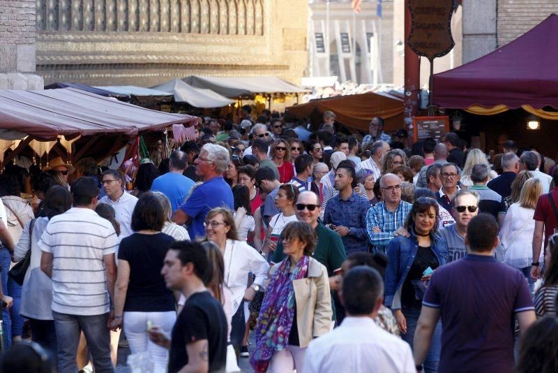 Mercado medieval en Zaragoza