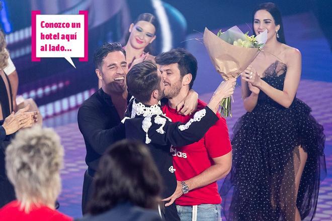 Pelayo Díaz y Andy Mc Dougall se besan en 'Bailando con las estrellas'