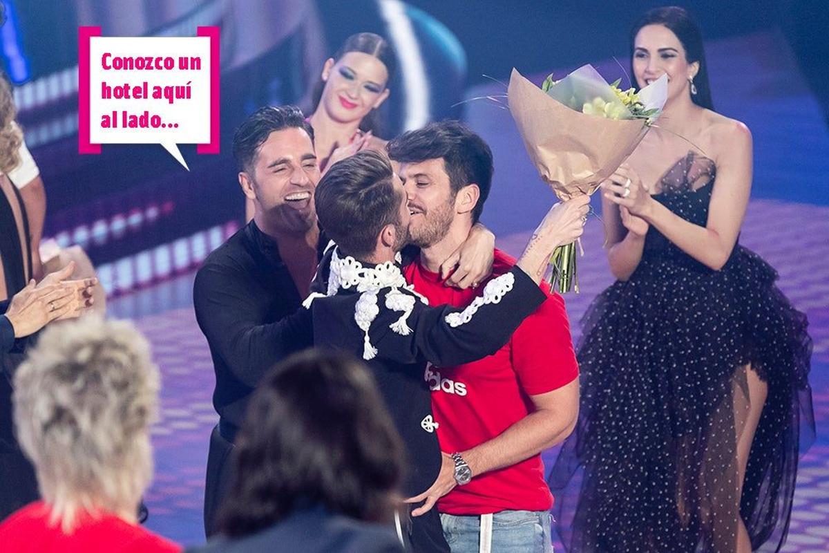 Pelayo Díaz y Andy Mc Dougall se besan en 'Bailando con las estrellas'