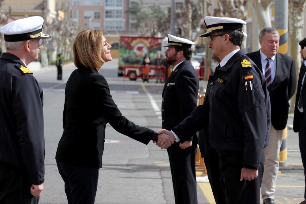 Visita de la ministra Cospedal a Cartagena