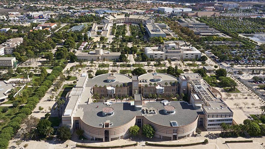 Panorámica del campus de la UA tomadas con un dron.