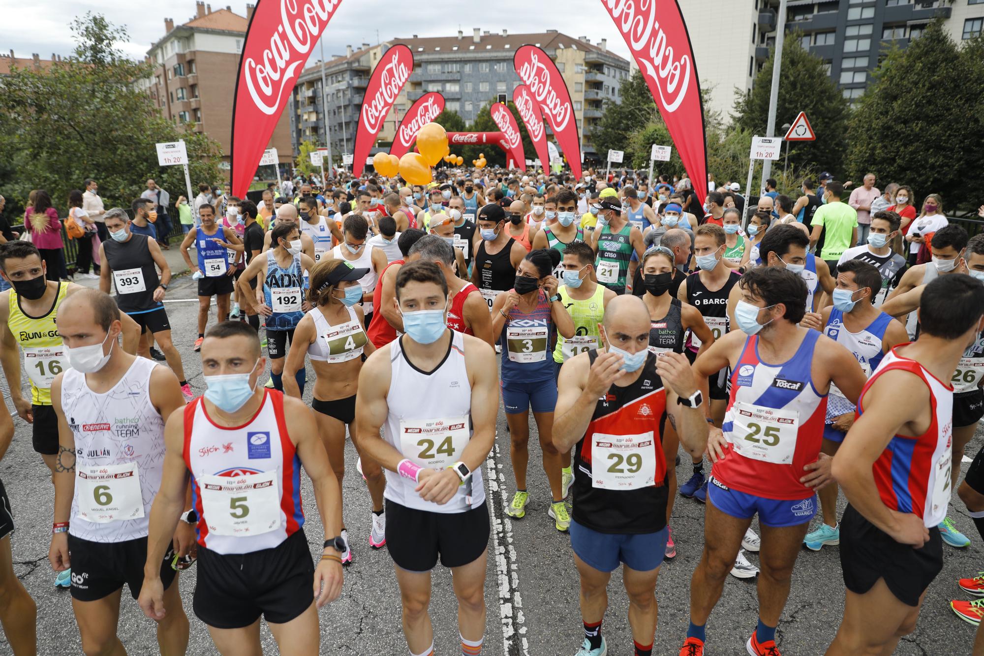 En imágenes: así fue la Media Maratón de Gijón