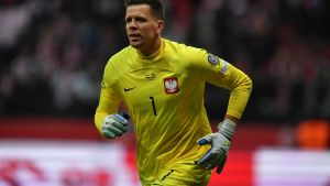 Szczesny, en un Polonia -Rpública Checa.