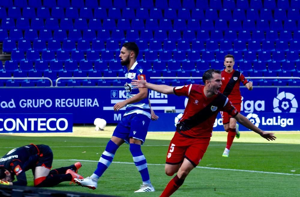 El Dépor rescata un punto ante el Rayo: 3-3