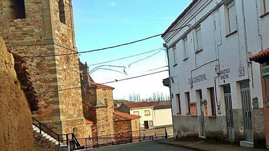 Una calle de Manganeses de la Polvorosa.