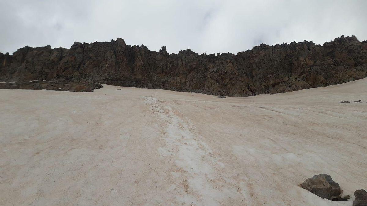 Zona del accidente mortal de una mujer en el Pirineo