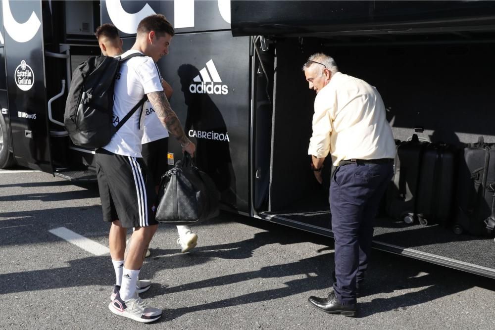 Mina viaja con el equipo a A Toxa. // José Lores