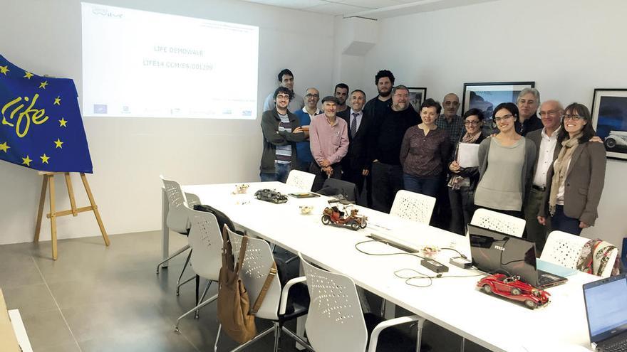 Los socios del proyecto DemoWave, en una de las primeras reuniones.